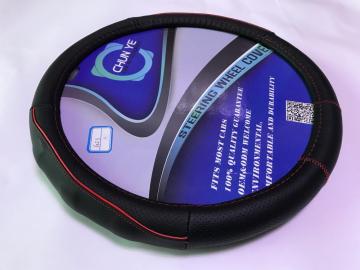 Car leather steering wheel covers