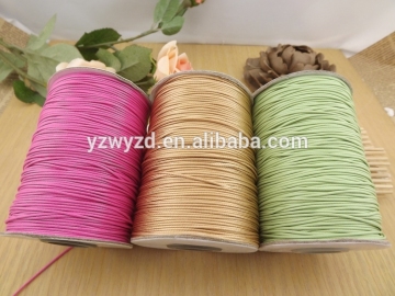 100% cotton customized waxed cord