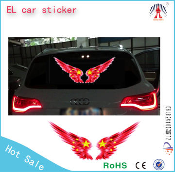 sound activated car sticker/equalizer el car sticker/el sheet car sticker custom