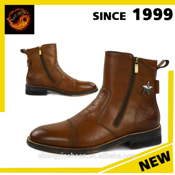 China Wholesale Alibaba Heated Shoes Boots For Men High Quality Genuine Leather Long Shoes For Men