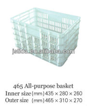LD-465 plastic stackable turnover crate