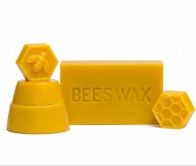 Raw beeswax extract organic bee wax block