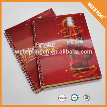 WS-HS-2250 notebook factory 3d notebook spiral notebook wholesale