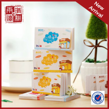 funny disposable Blank inner pages memo pad for souvenir