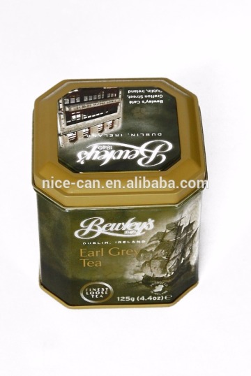 Tea tin box packaging