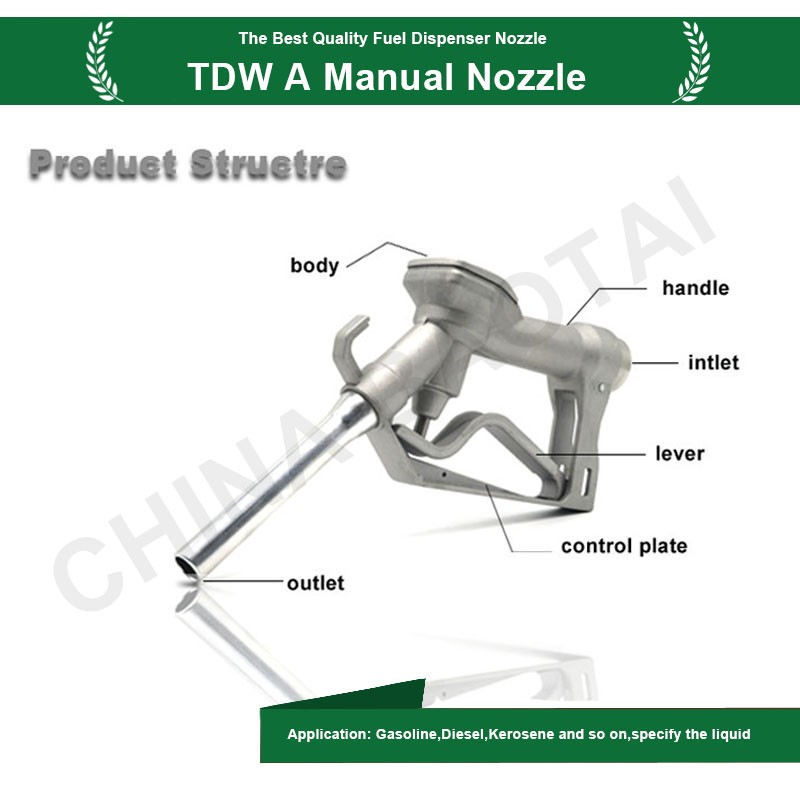 Manual Nozzle 1" 120L/Min Manual Petrol Nozzle With Latch