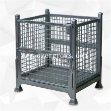 Zin Plated Wire Mesh Basket With Wheels