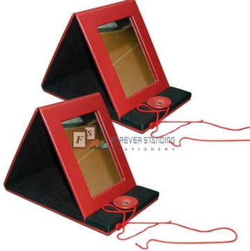 Leather Table Mirror Tent (4031)