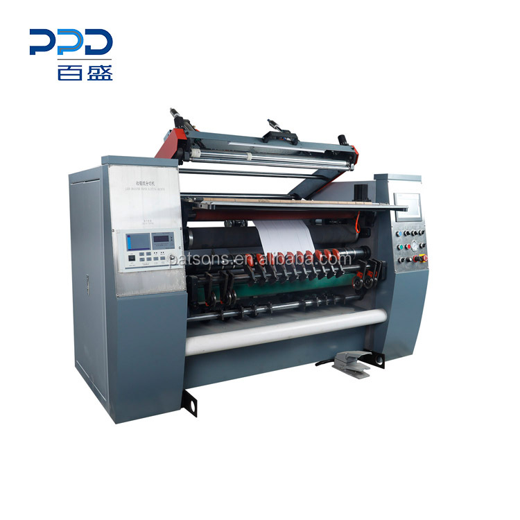 High Accuracy Credit Card Receipt Paper Roll Slitting Rewinder Machine