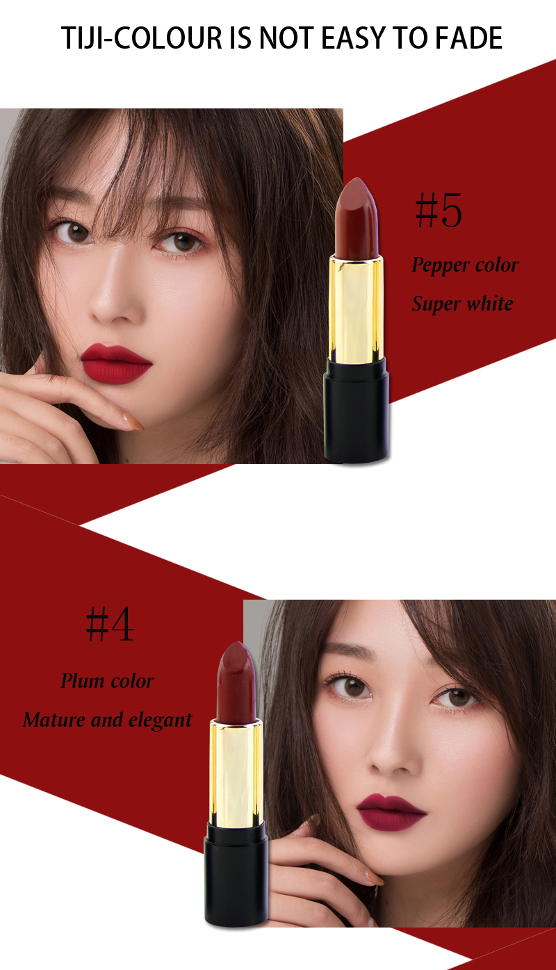 OEM factory Smooth Matte 30 colors customize private label waterproof Long Lasting Smooth matte lipstick