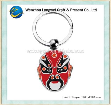 peking opera facebook acrylic keychain laser cut/custom acrylic keychain