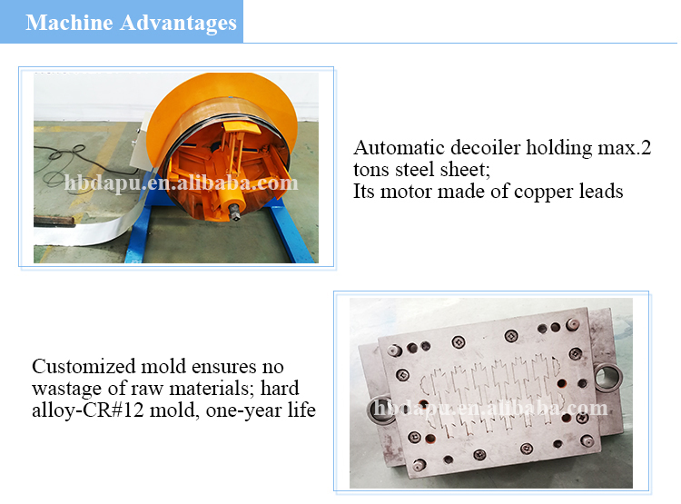 Fish-hook blade concertina wire coils making machine