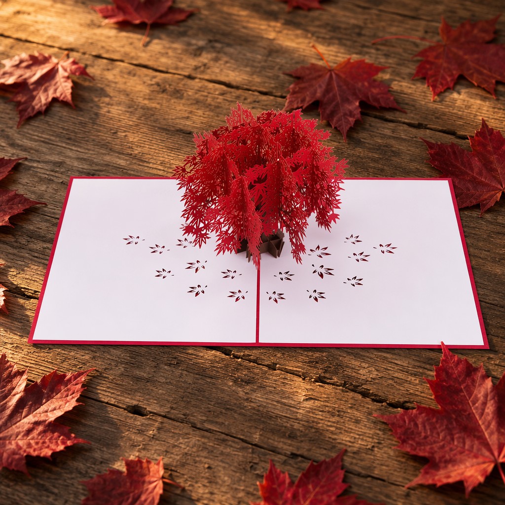 Karta romantycznej miłości 3D 3D romantic love card