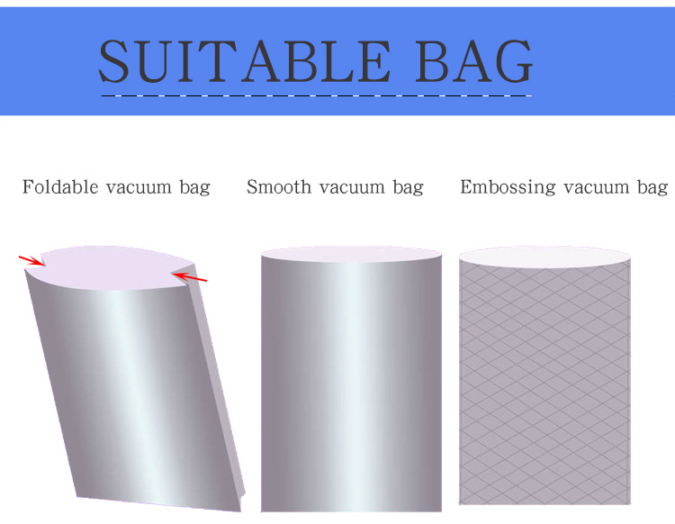 Small household vacuum sealing machine vacuum packaging machine for rice, beans and peanuts