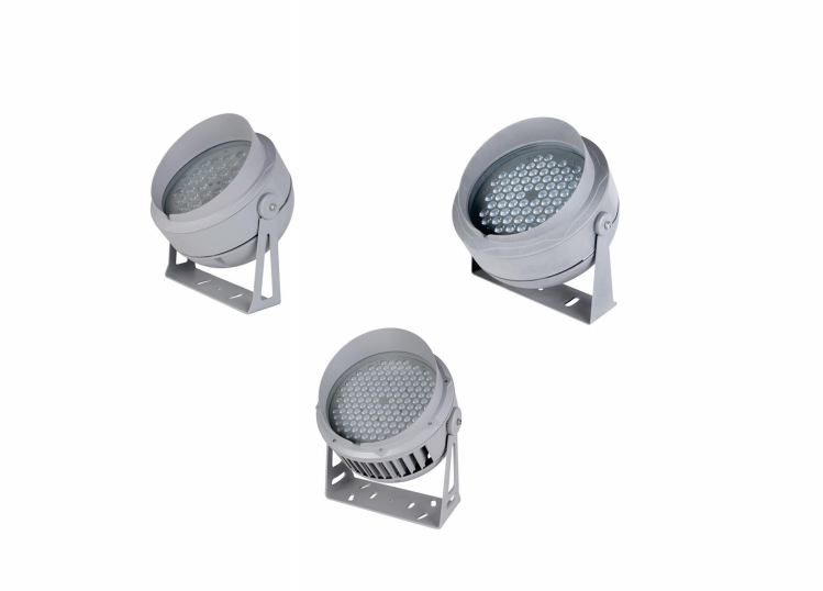 Outdoor flood light with aluminum housing