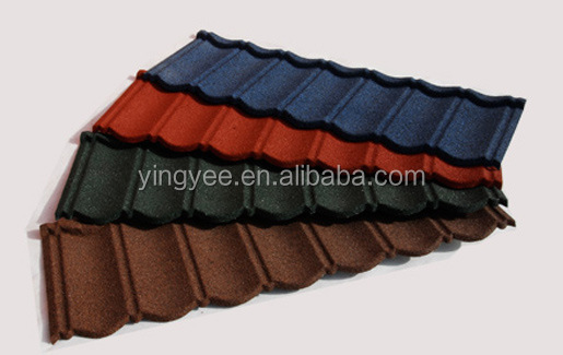 customized full Automatic colorful stone-coated metal roof tile making equipment