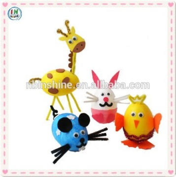 DIY foam ball , polystyrene foam balls , foam egg with felt craft