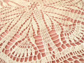 คอร์นฟลาวเวอร์ลายโครเชต์ doily ถัก tablecover