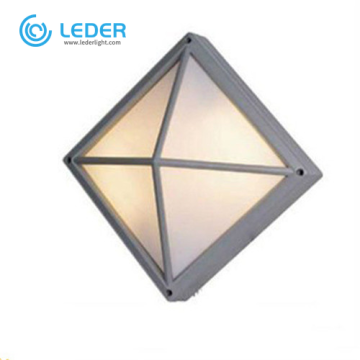 LEDER Warm Color Square LED Outdoor Wall Light