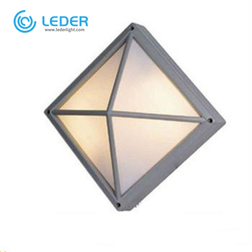 LEDER Теплий колір квадратний світлодіодний вуличний настінний світильник
