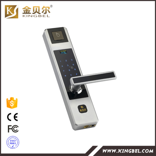 Zinc Alloy fingerprint biometric door lock digital password door lock with touch screen