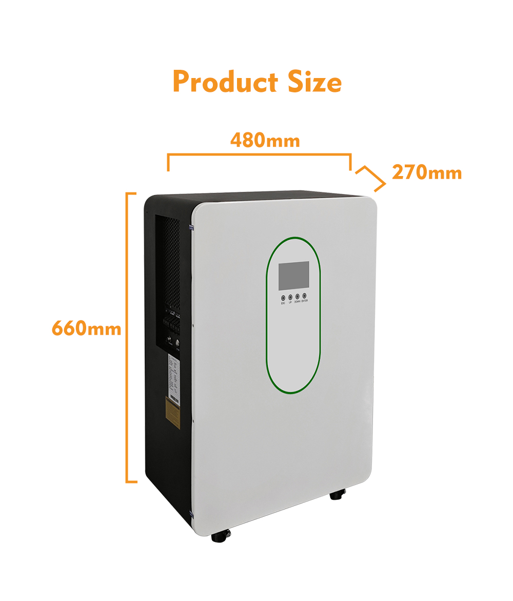 Home All In One Lifepo4 Solar Energy Storage System 5kwh Mobile Ess ...