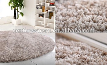 hot sale super soft fancy yarn shaggy rug