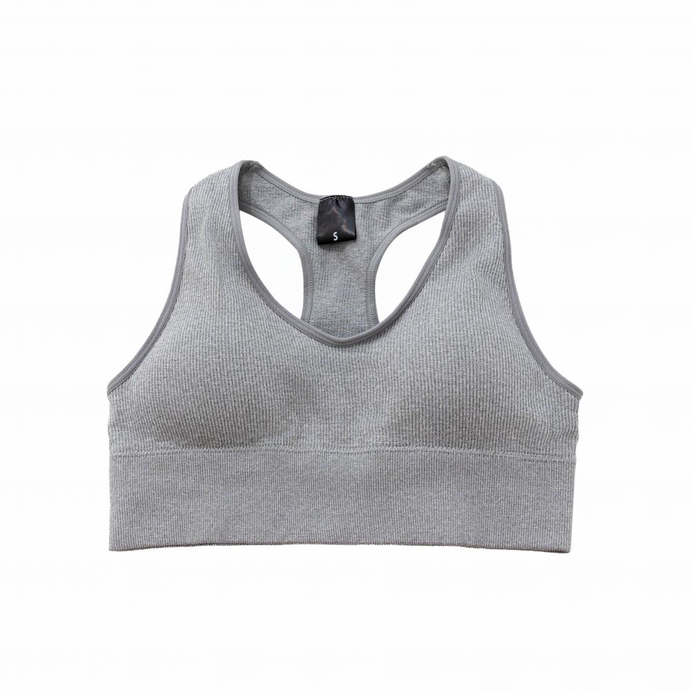 Gray Seamless Sports Camisole for Ladies