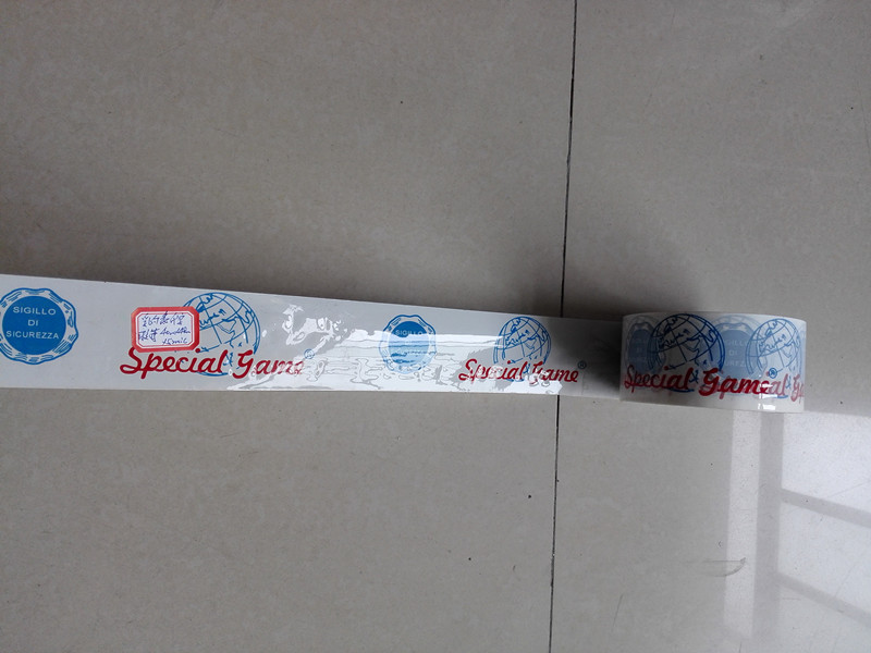 Printed adhesive tape 