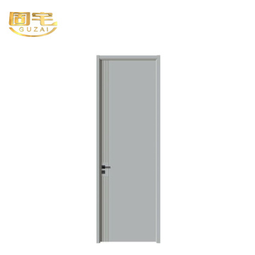 Cửa gỗ phòng ngủ mỏng có rãnh bên