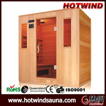 wooden far infrared sauna house/sauna room/Far infrared carbon crystal Theraphy far infrared sauna equipment