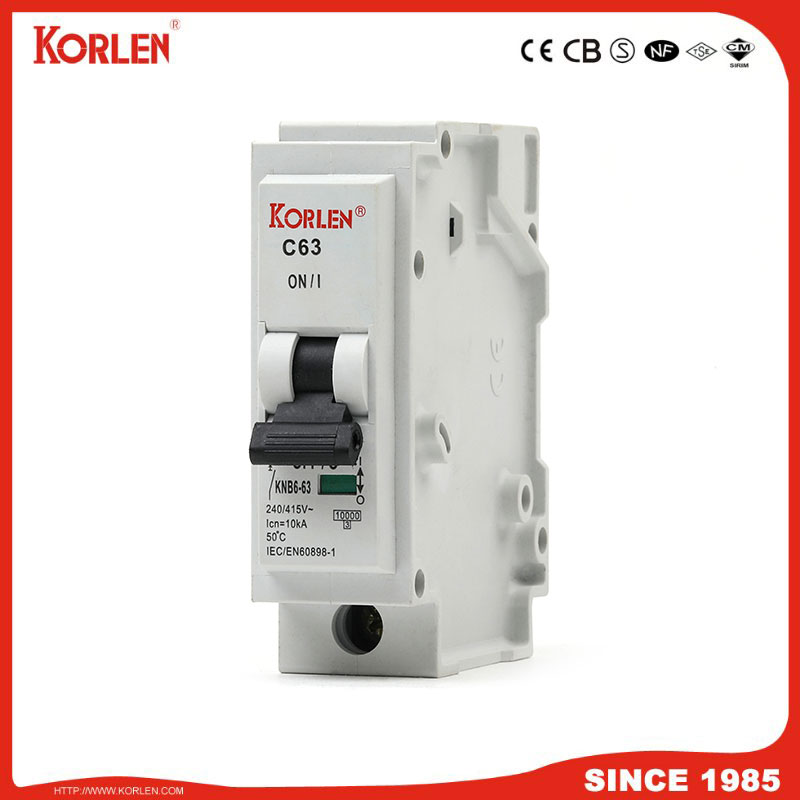 GRB60 Type L7 Miniature Circuit Breaker MCB 10KA