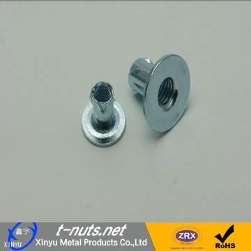 Furniture Zinc Plated Steel Propeller Nuts M6