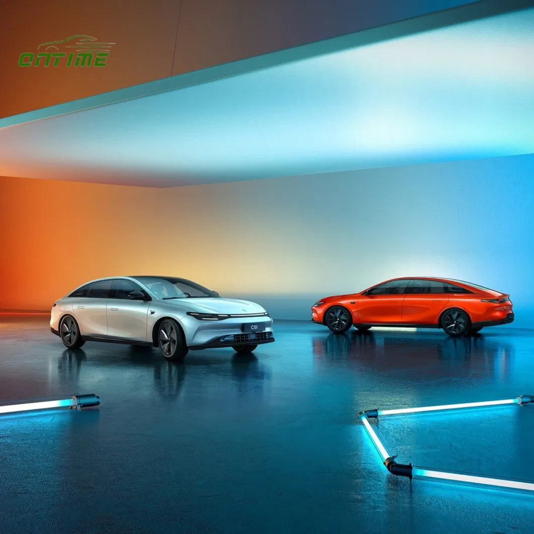 The New Energy Ontime High-Quality Intelligent Multi-Color Electric Vehicle C01 Series Is Equipped with a Battery with a Range of 717 Kilometers