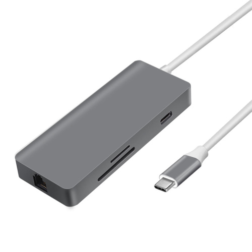 Adaptateur de concentrateur USB Type-C vers USB 3.0 7 ports