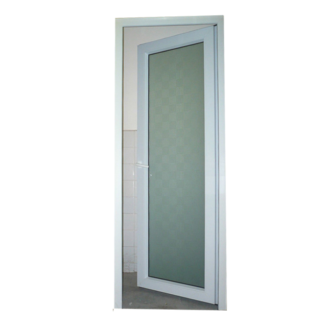 Graceful frosted glass interior french doors