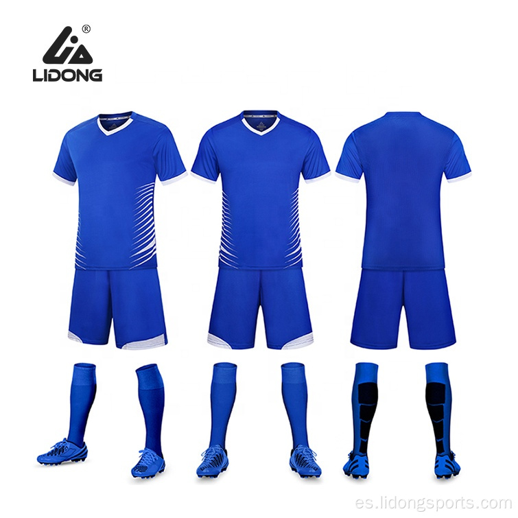 Uniformes de fútbol de equipos de baja MOQ.