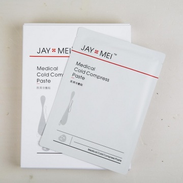 Female face medical cold compress to prevent acne