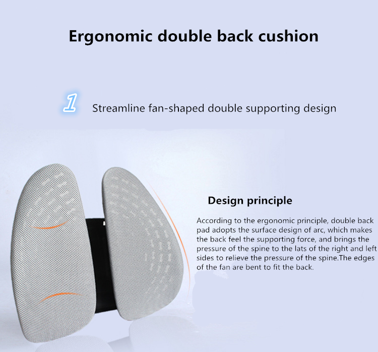 Car seat cushion double back cushion backrest protect the waist summer breathable office use driving