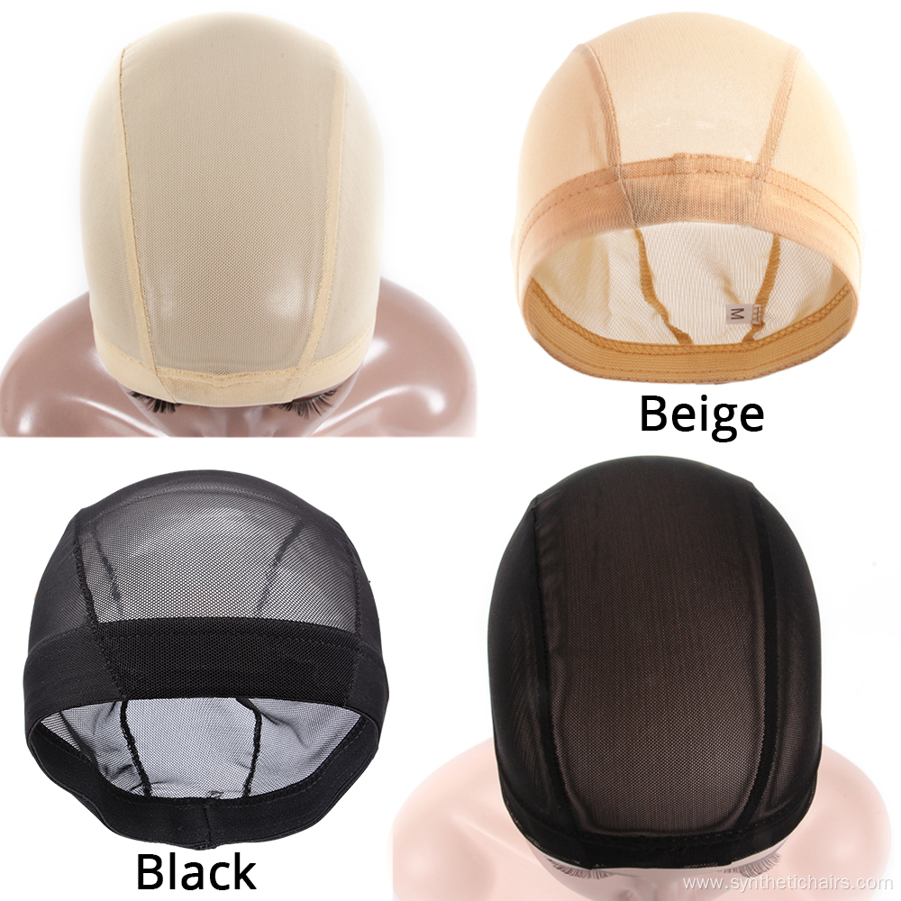 Transparent Black Mesh Dome Cap For Making Wigs