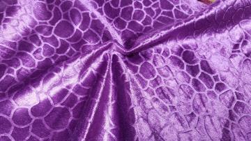 Polyester Knitted Material Embossed Velvet Fabric for Sofa