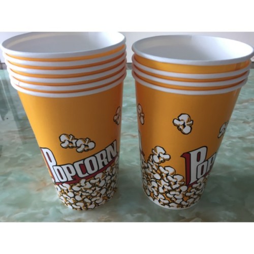 Cubo de papel de palomitas de 16 oz / 32oz