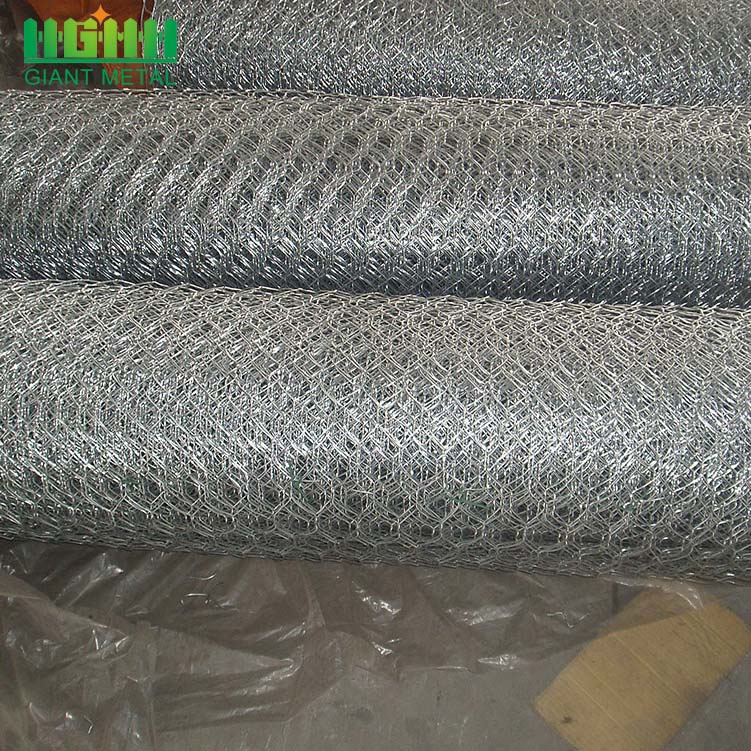 Galvanized Farms Iron Wire Hexagonal Chicken Fence