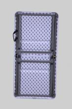 Factory price adjustable folding in half table