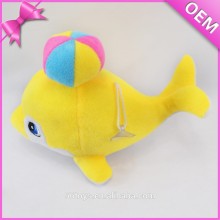 Baby Toy Cute Dolphin Playing Ball Plush Soft Dolphin