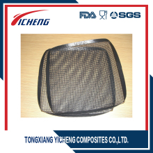Teflon coated fiberglas open mesh grill basket