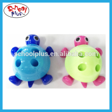 Dozen Assorted Color Turtle Theme Pencil Sharpeners