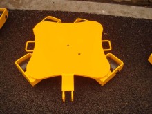 Moving roller dolly moving machine