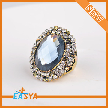 Latest Crystal Gold Wedding Ring Designs