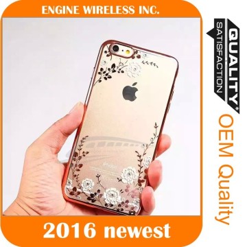 wholesale cell phone case,cover case for iphone 6 plus/6s plus,tpu flower case